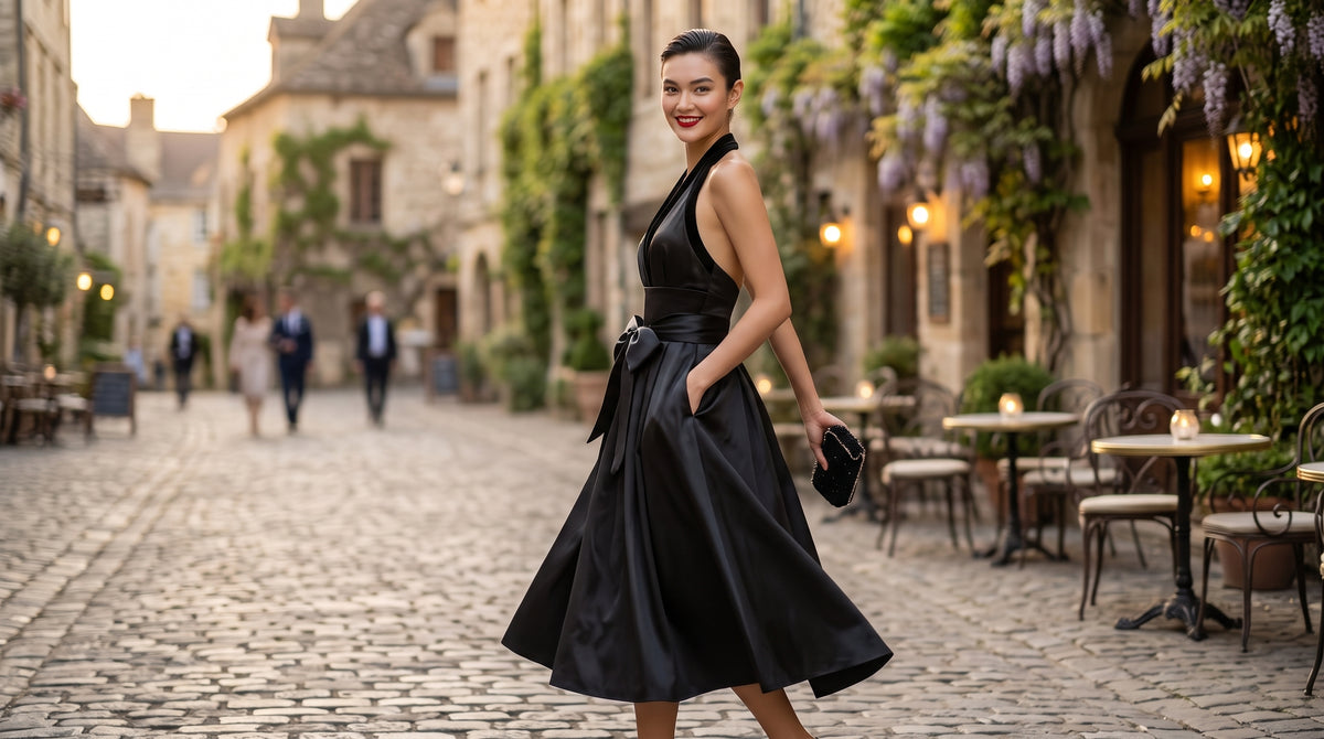 Woman wearing an elegant dress – Made Concept Store